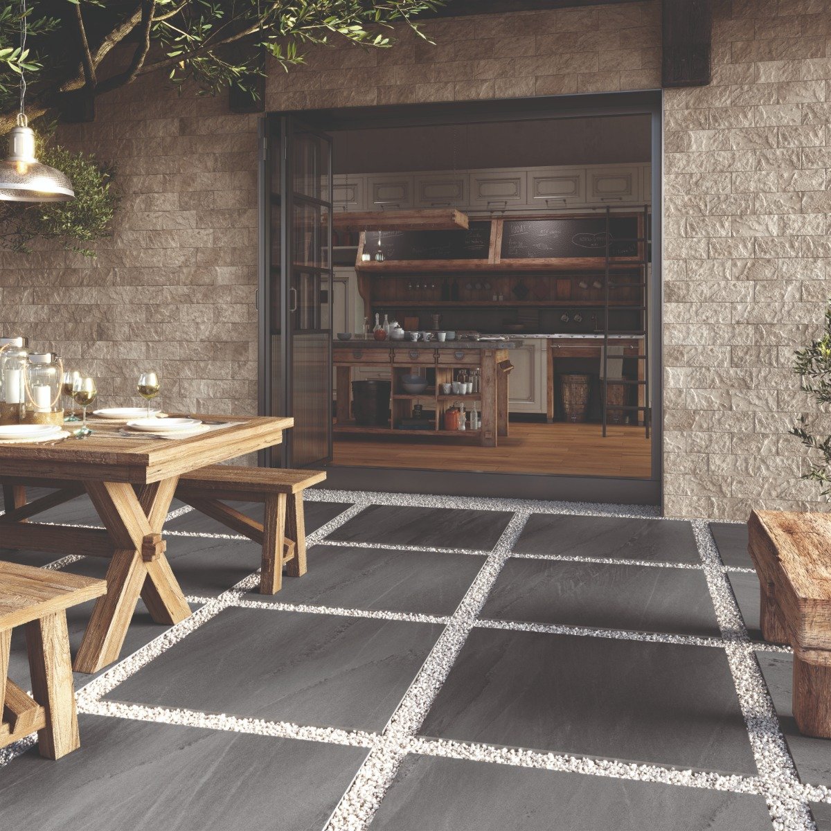 Oakland Crema Textured Porcelain Tile 250x125mm
