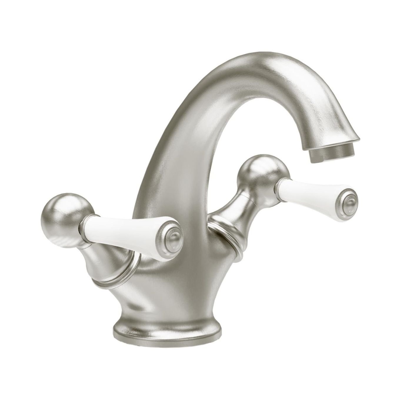 Warwick Brushed Nickel Traditional Basin Mono Tap
