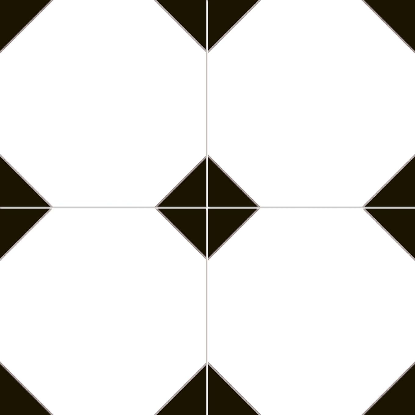 Chesterton Victorian Chequered Ceramic Tile 450x450mm