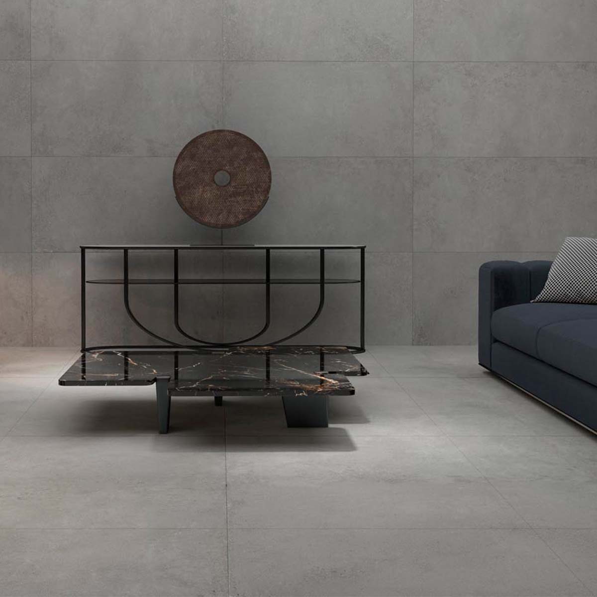 Hamburg Grey Outdoor Porcelain Tile 900x900mm