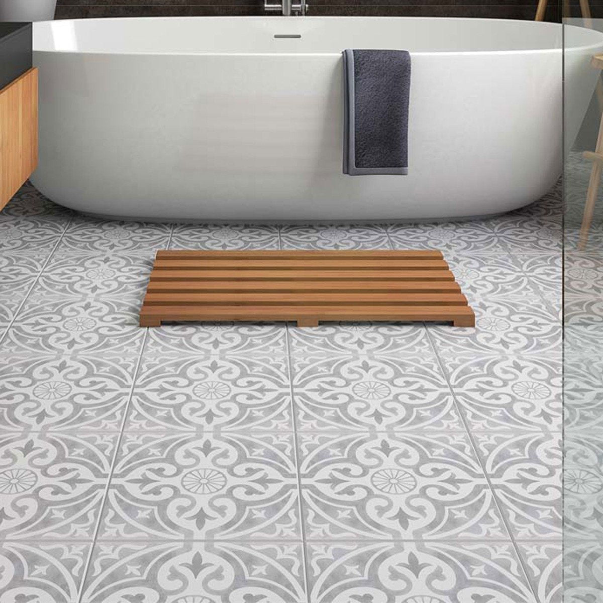 Dorchester Silver Matt Porcelain Tile 330x330mm