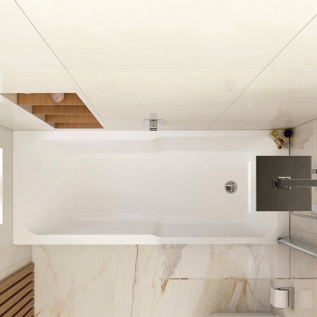 Imex Cast Quadro keyhole bath (inc. leg pack)
