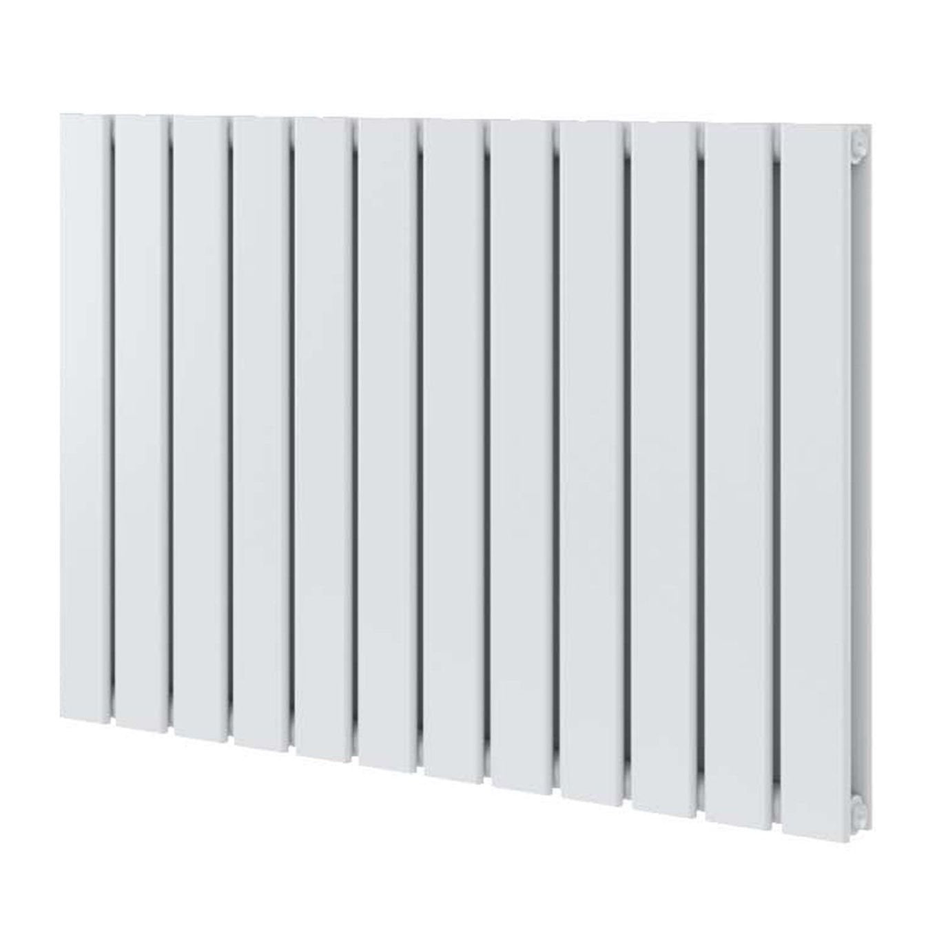Perth White Double Vertical Flat Panel Radiator 600x816mm