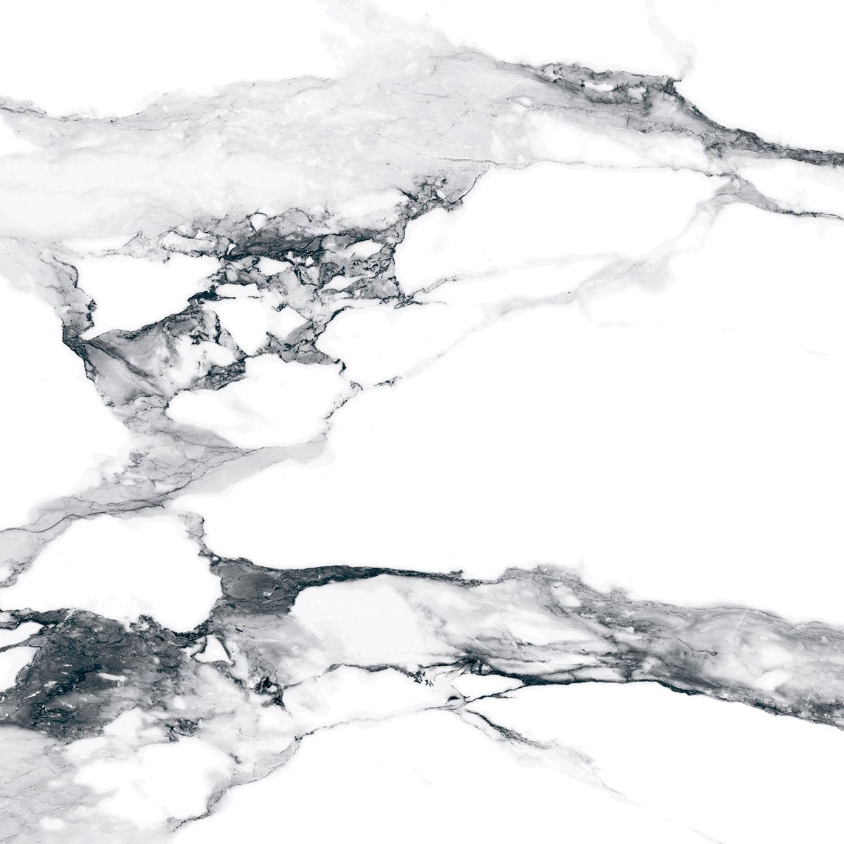 Charlie White Marble Matt Porcelain Tile 600x600mm
