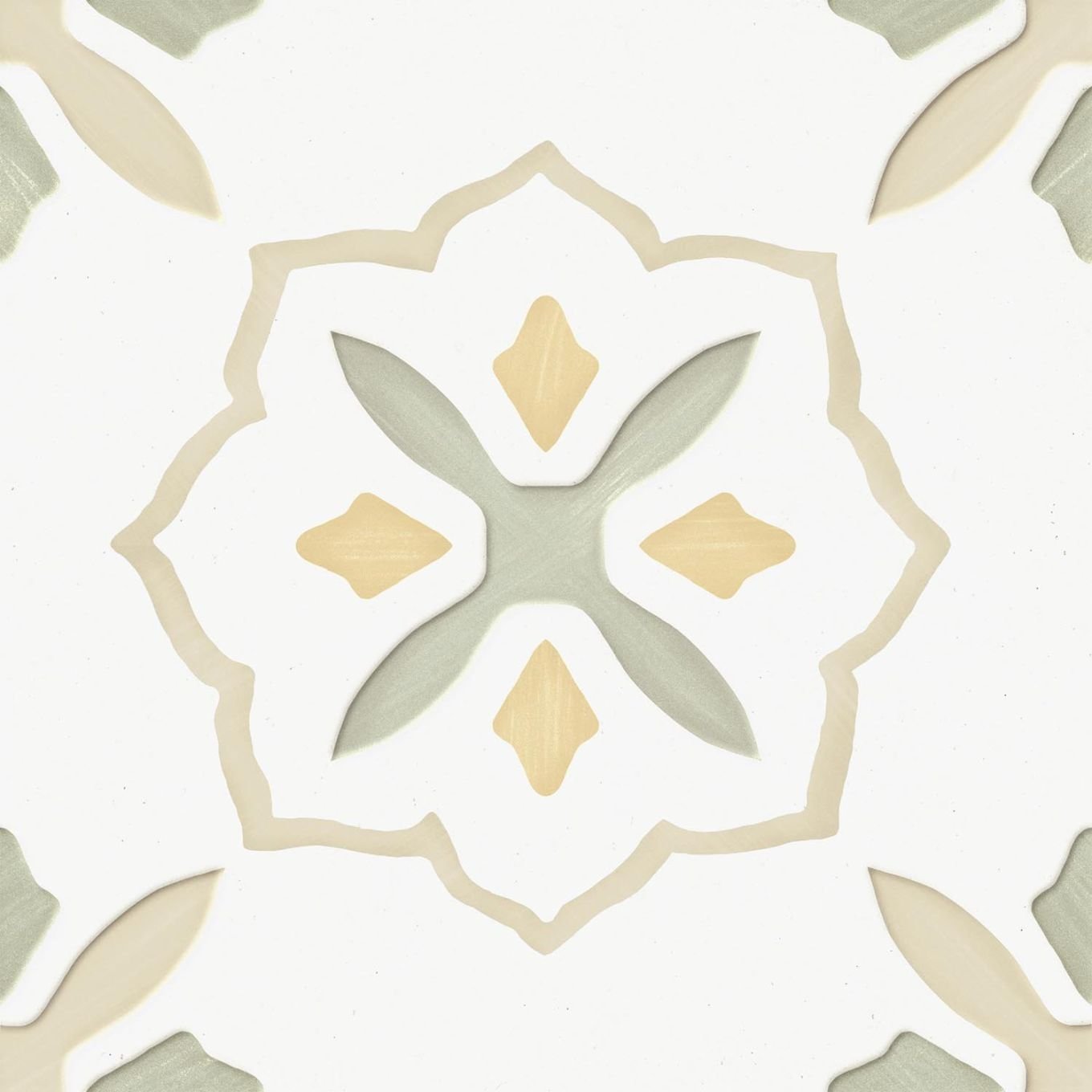 Lira Taupe Cross Matt Porcelain Tile 223x223mm