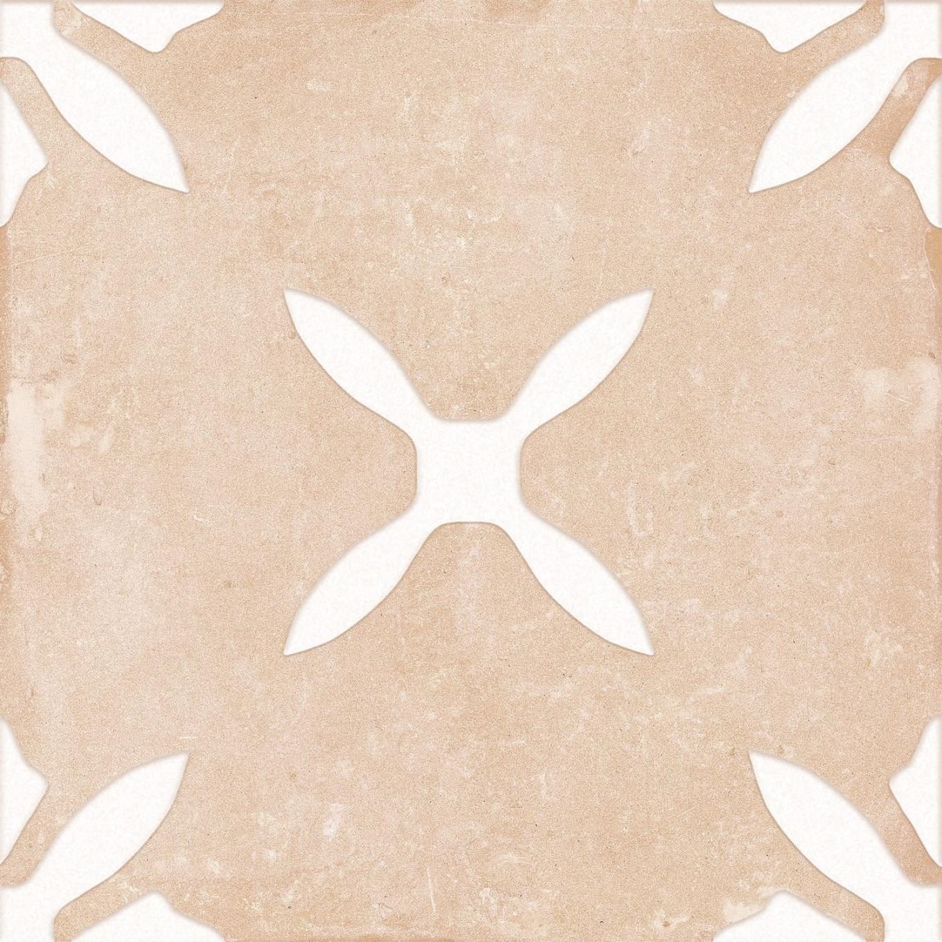 Pedro Sand Decor Flower Matt Porcelain Tile 223x223mm