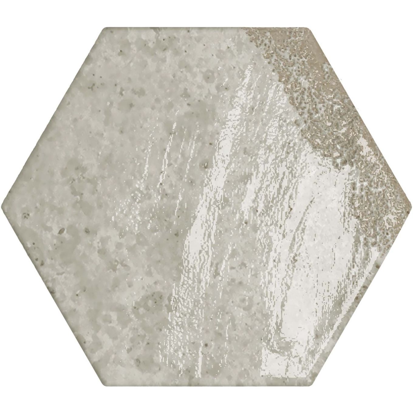 Bergamo Grey Porcelain Hexagon Tile 150x130mm