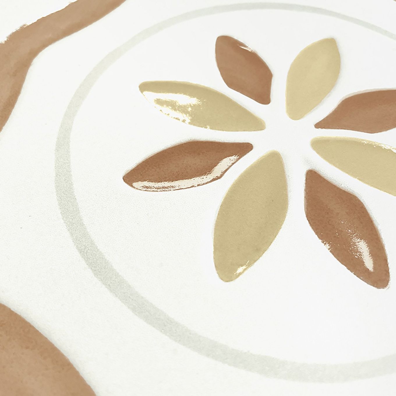 Lira Clay Petals Matt Porcelain Tile 223x223mm