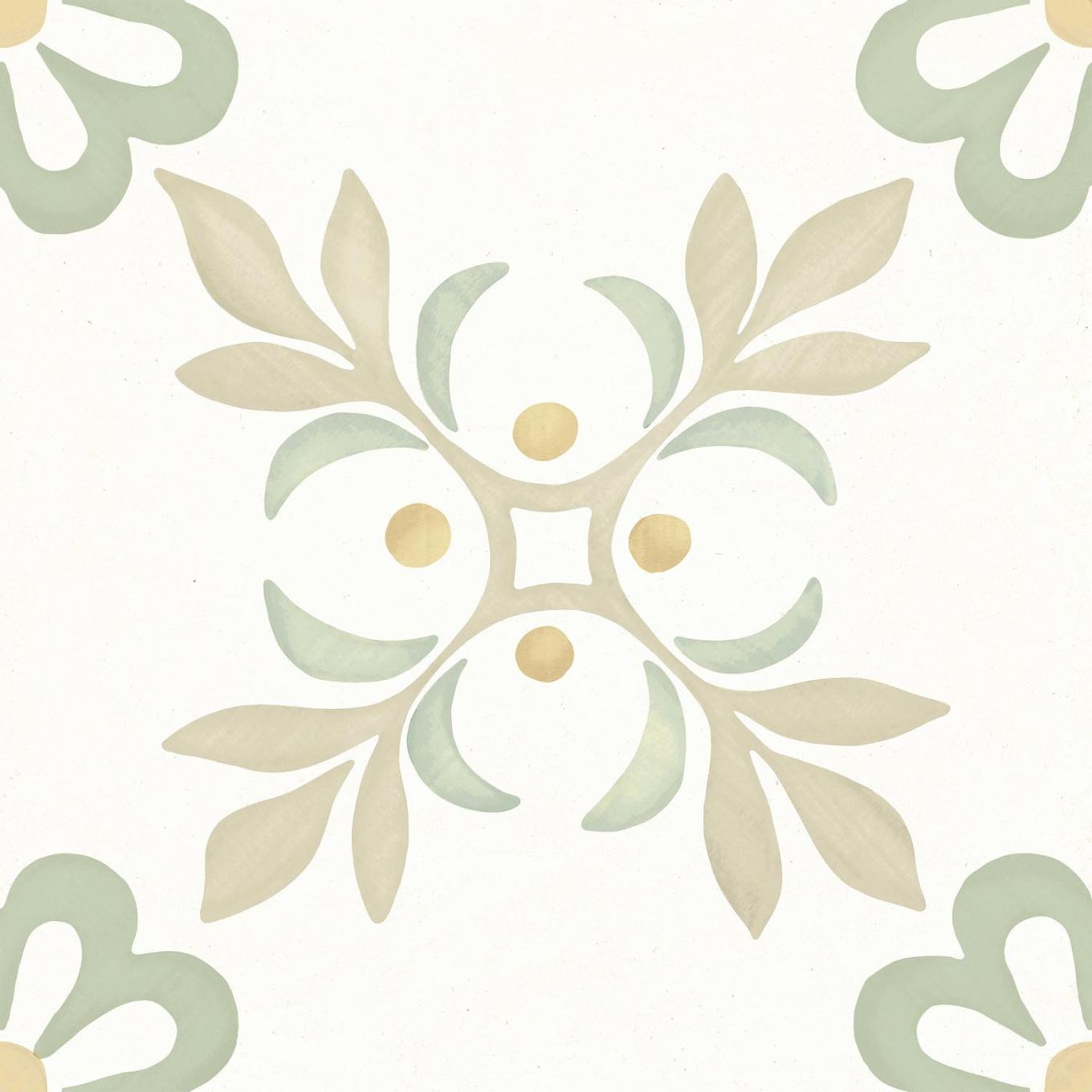 Lira Taupe Garden Matt Porcelain Tile 223x223mm