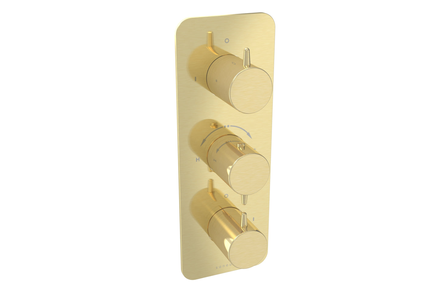 EDEN 3 way thermostatic shower valve kit in portrait