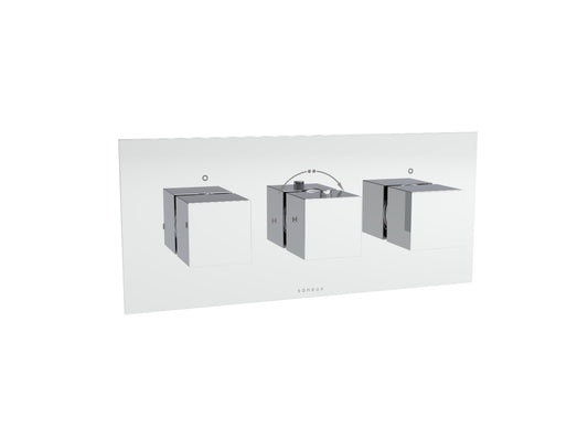 TOOGA 2 way thermostatic low pressure shower valve kit in landscape