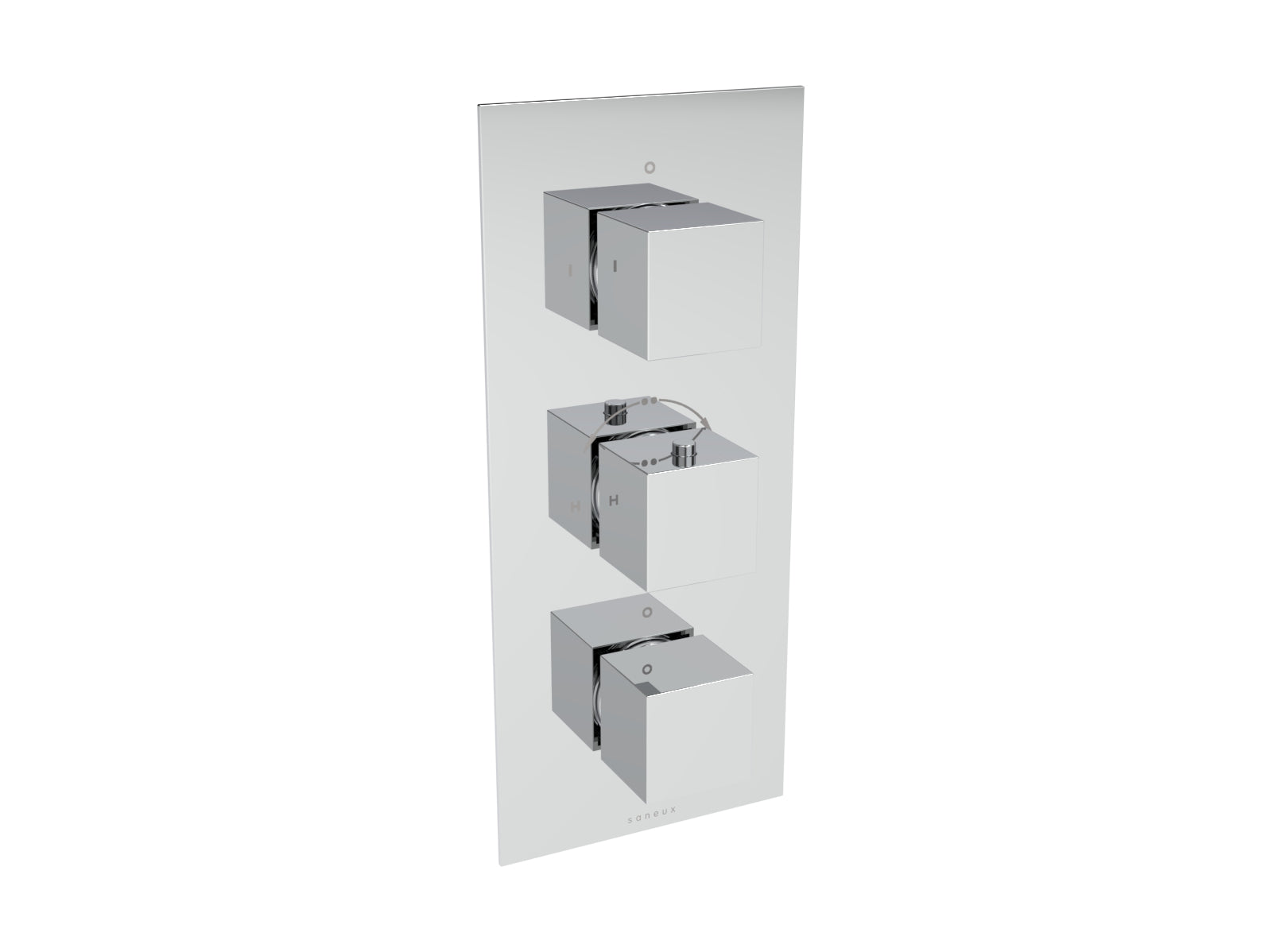 TOOGA 3 way thermostatic shower valve kit