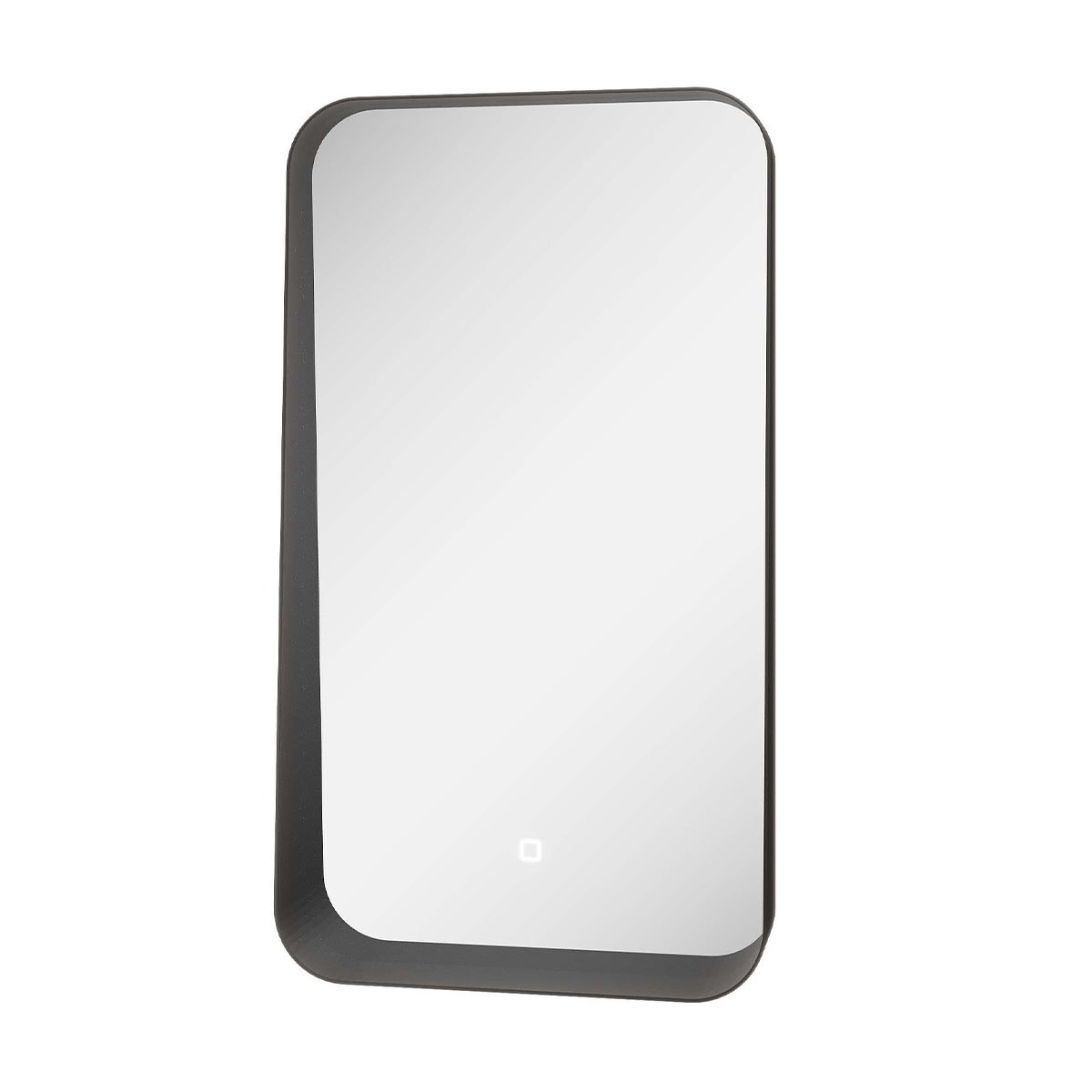 Maine Black Rectangular Backlit LED Mirror 500x900mm