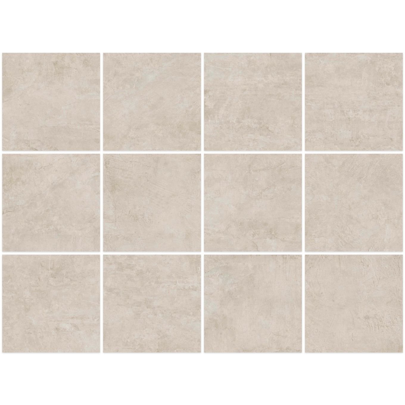 Donovan Tan Concrete Effect Porcelain Tile 900x900mm