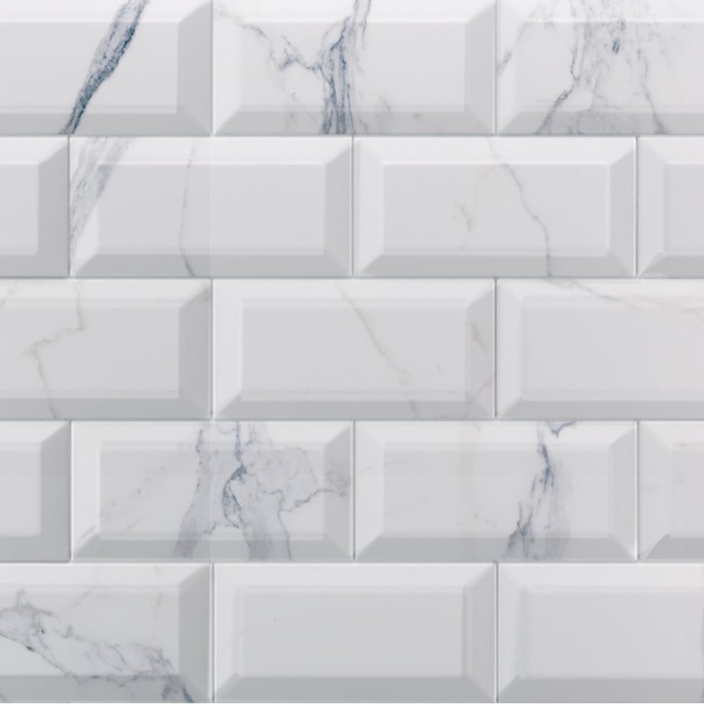 Metro Calcata Gris Ceramic Brick Tile 100x200mm