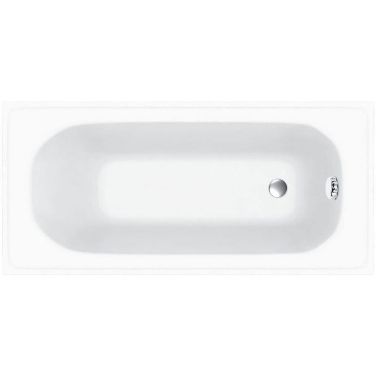 Leigh Single Ended Reinforced Acrylic Bath 1580x685mm