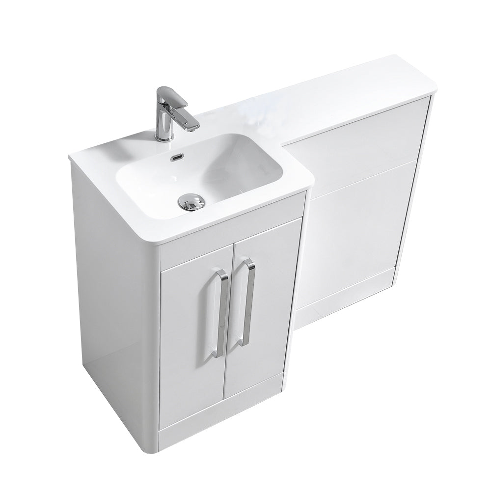 IMEX 1100mm Suburb Left Hand Two Door Floor Mounted Combination Units