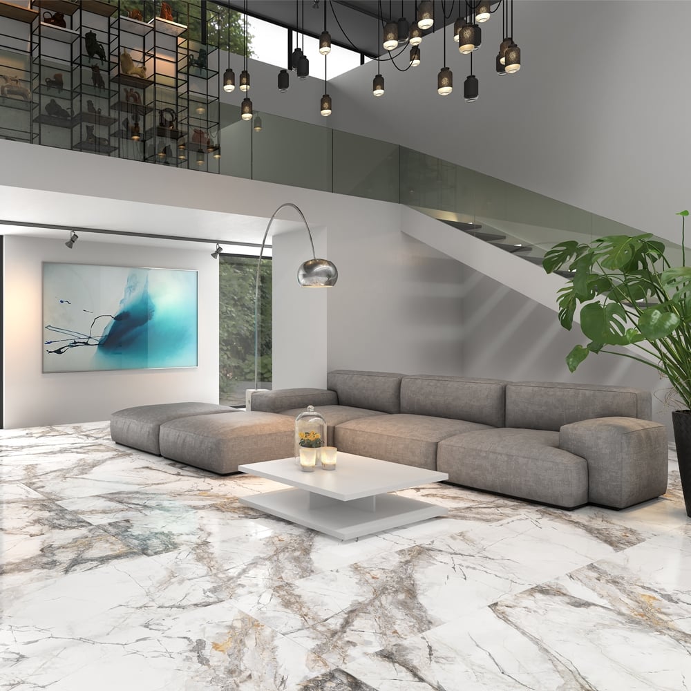 Fabulosa™ Marble Gloss Porcelain Tile 600x1200mm