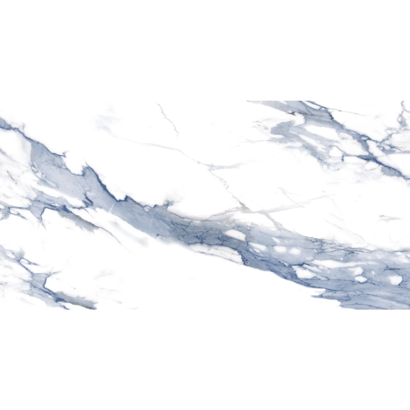 Stockholm Blue Matt Porcelain Tile 1200x600mm