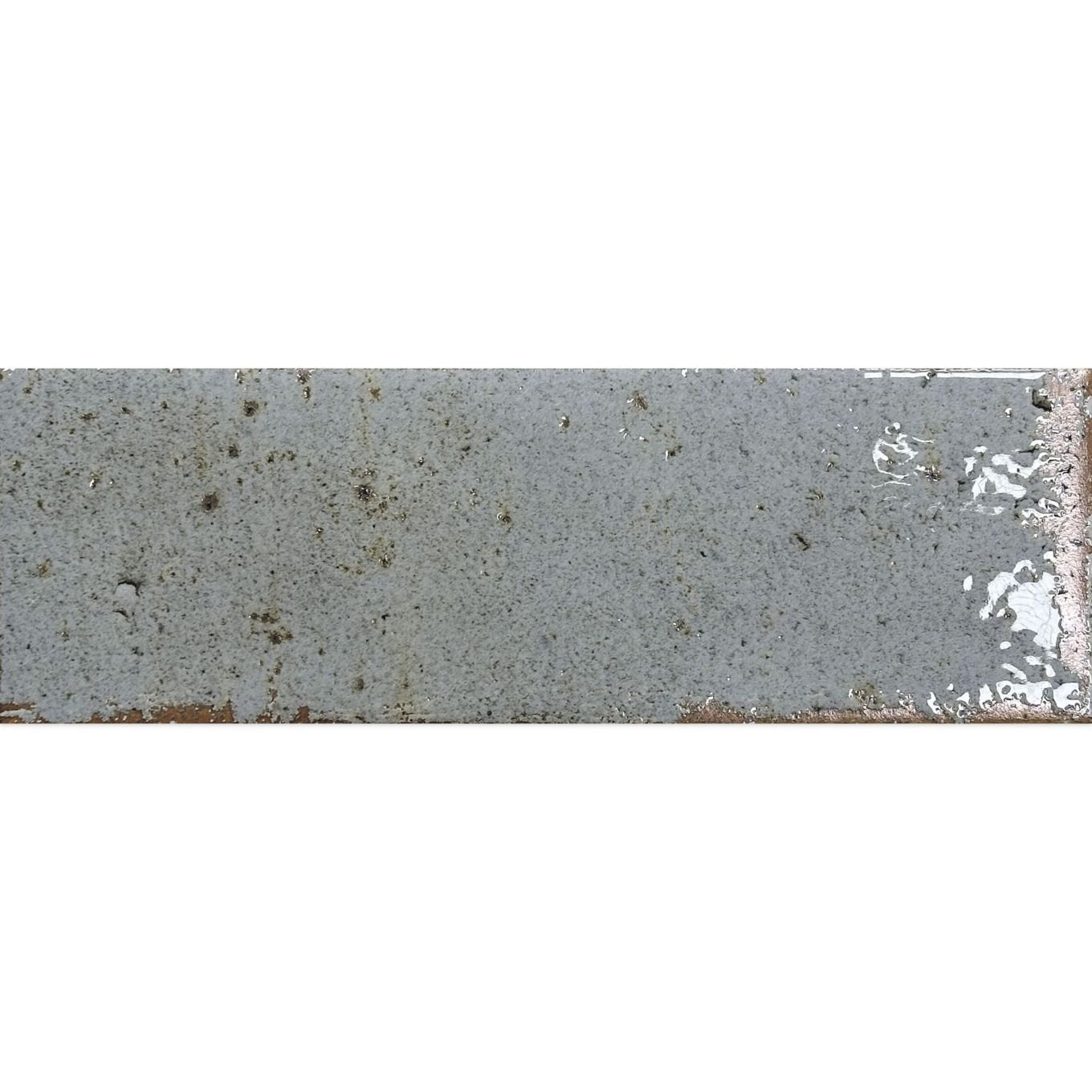 Monza Cielo Blue Glossy Porcelain Brick Tile 65x200mm