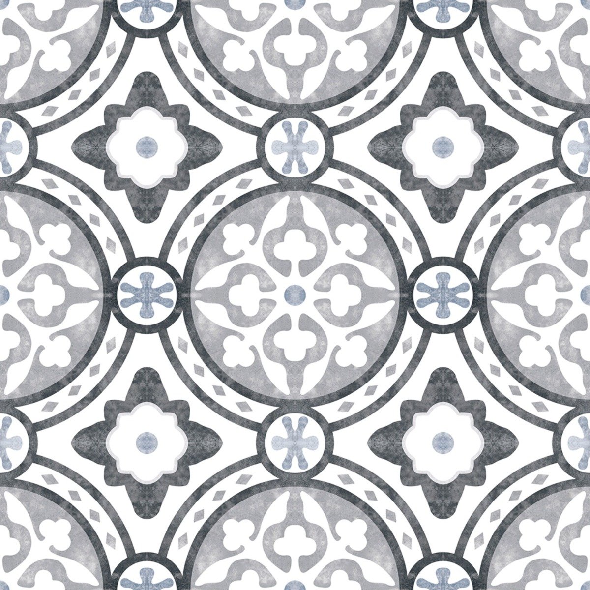 Palermo Mix 1 Matt Porcelain Tile 200x200mm