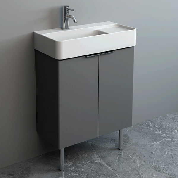 IMEX Blade Two Door Floor Standing Cabinet Short Projection