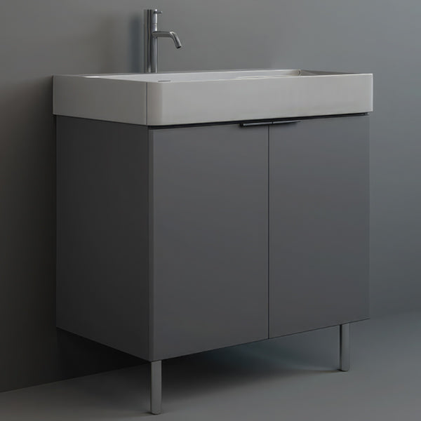 IMEX Blade Two Door Floor Standing Cabinet Short Projection