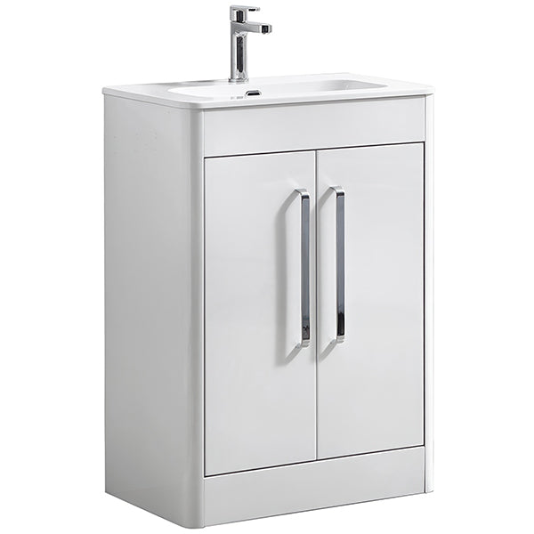 Imex Suburb Double Doors Floor Standing Cabinet - Basin Included