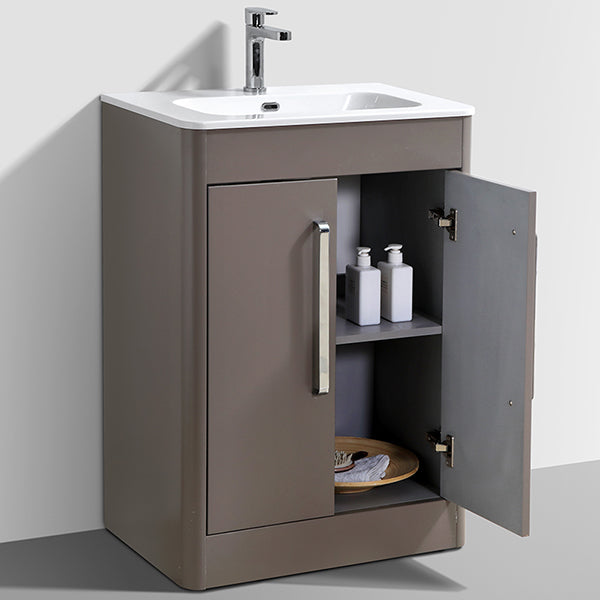 Imex Suburb Double Doors Floor Standing Cabinet - Basin Included