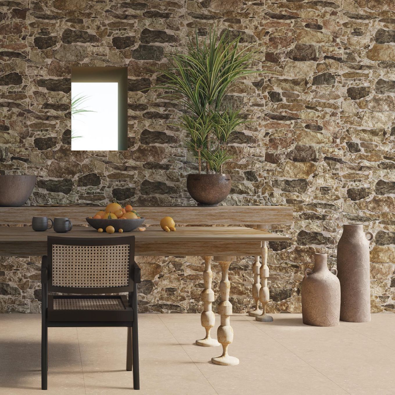 Mombasa Matt Arena Stone Wall Tile 600x400mm