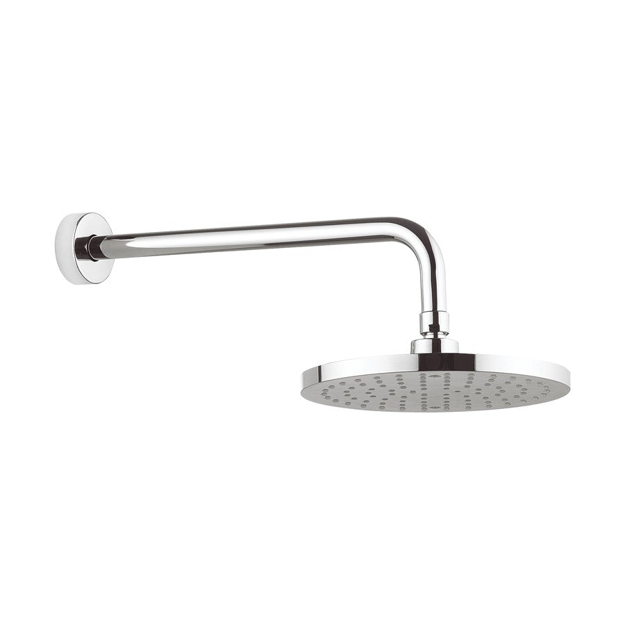Fusion 200mm Round Fixed Head with 340mm Wall Arm
