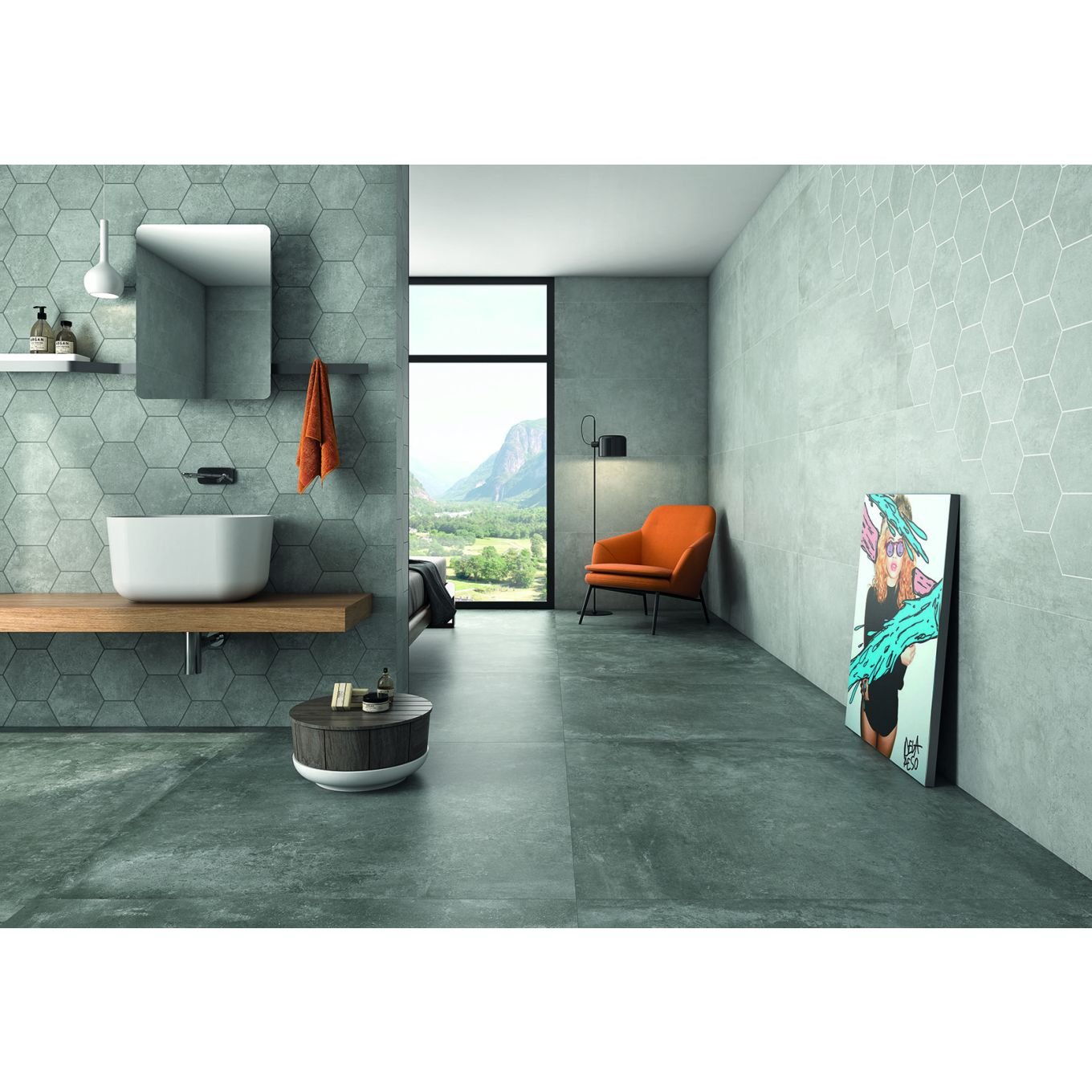 Gandi Concrete Marengo Outdoor Porcelain Tile 610x610mm
