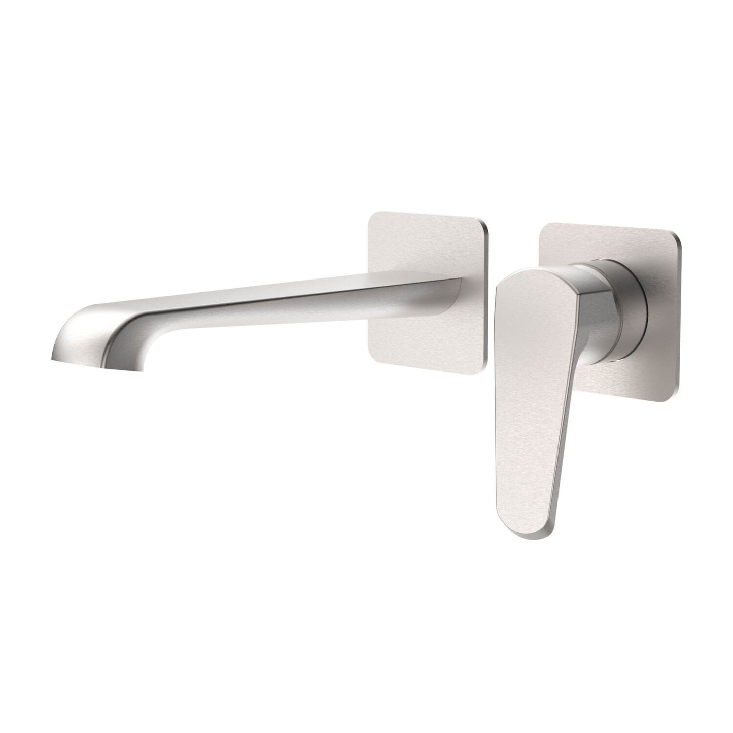 Montana Wall Mounted Basin Mixer Brushed Nickel