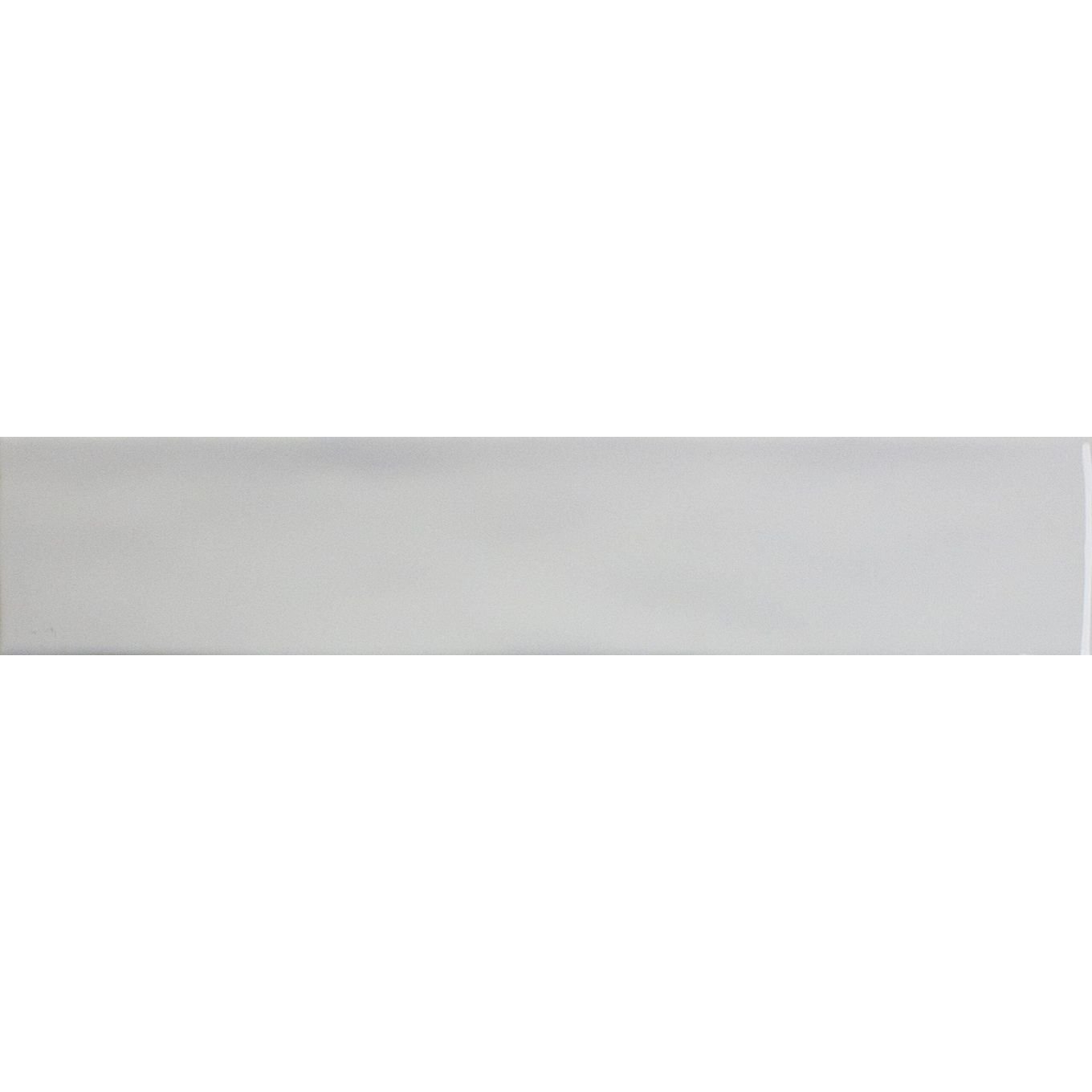 Domingo Blanco Glossy Porcelain Brick Tile 50x250mm