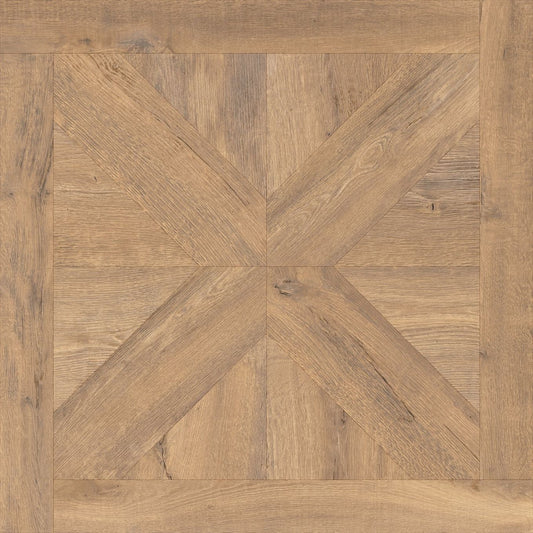 Aspen Oak Parquet Wood Effect Porcelain Tile 1000x1000mm