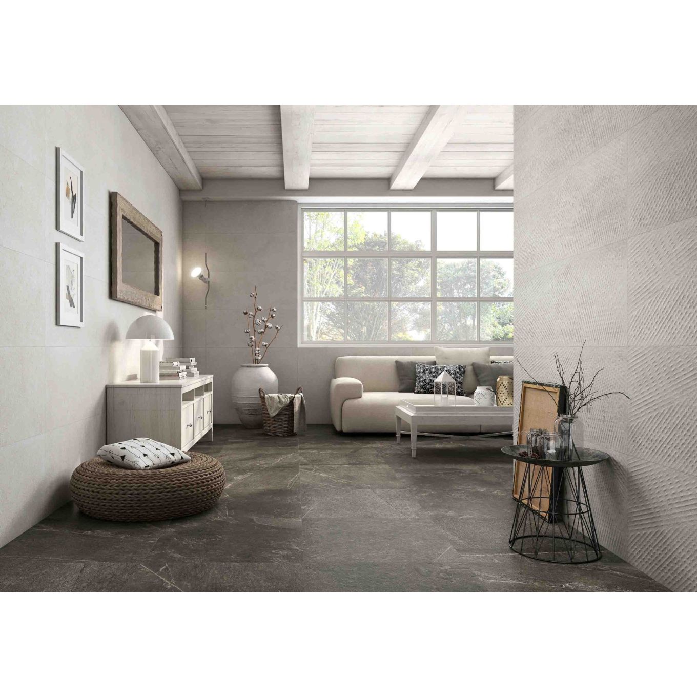 Kenya Axiom Gris Ceramic Tile 400x1200mm
