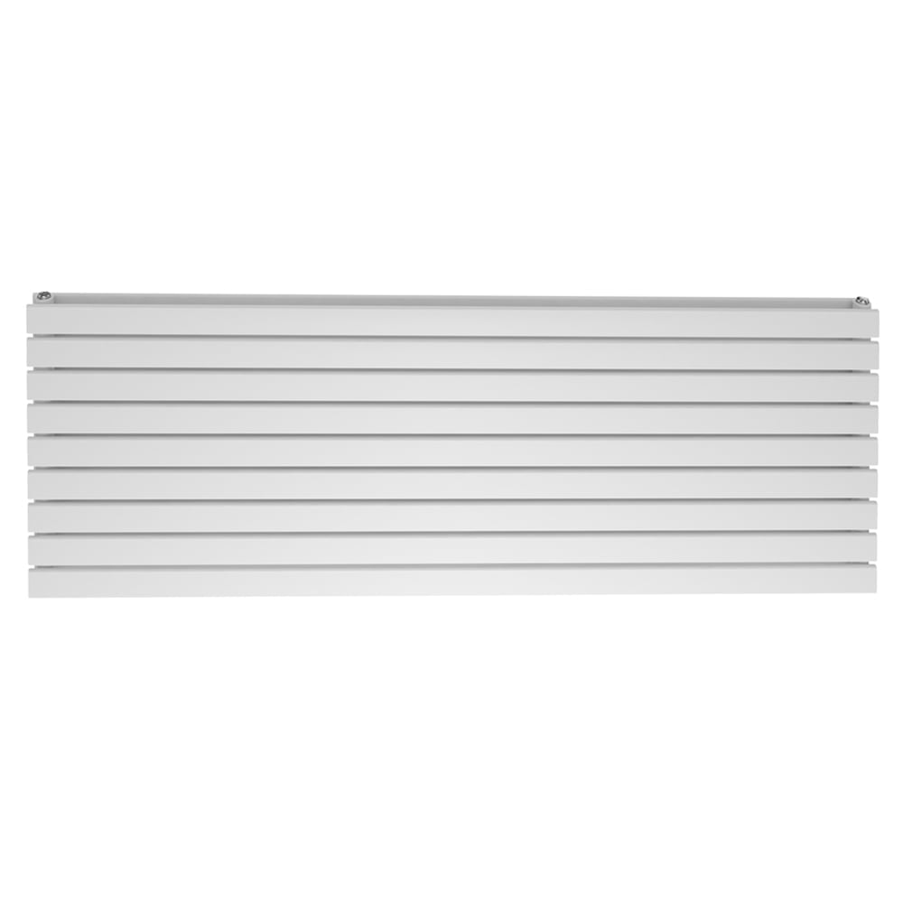 Perth White Double Horizontal Flat Panel Radiator 610x1600mm