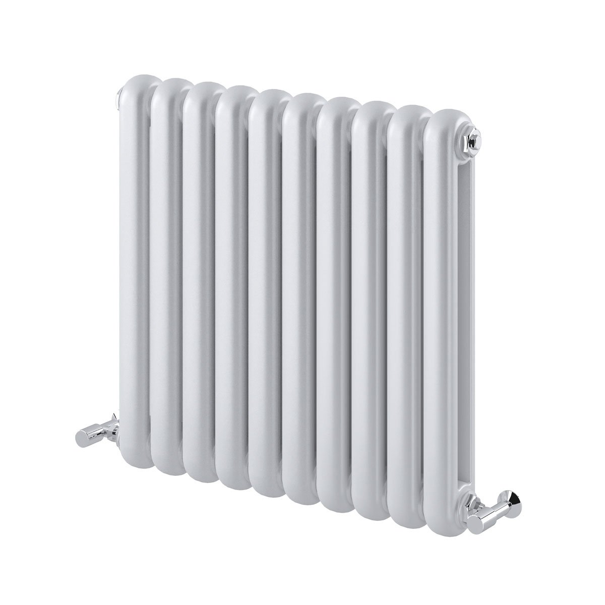 Etam White Horizontal Column Radiator 600x622mm