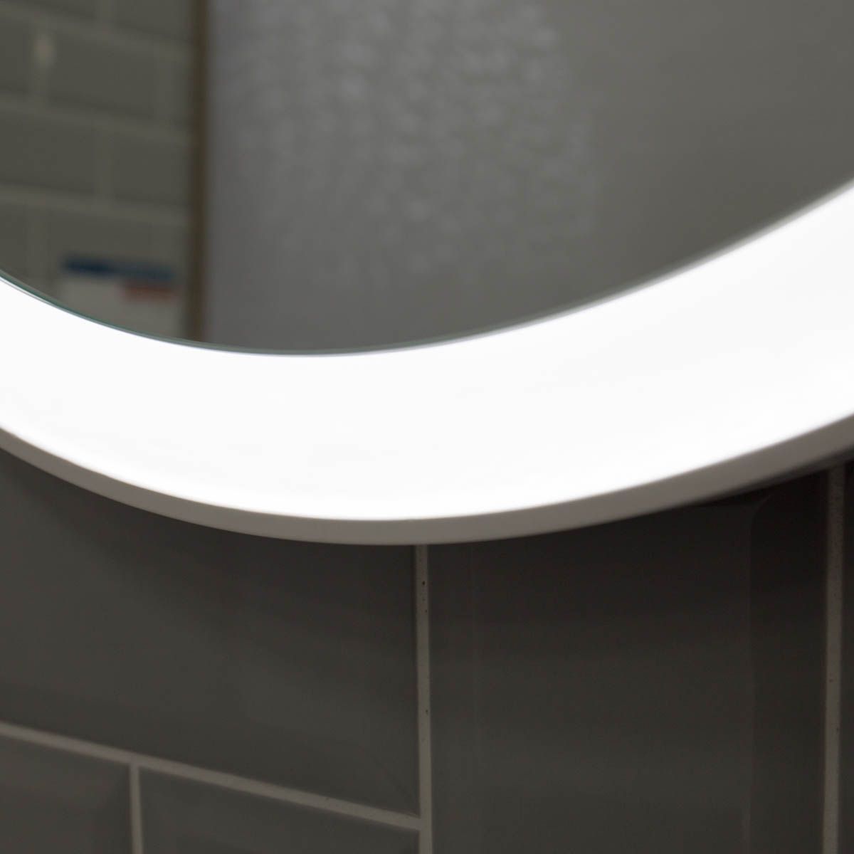 Zia Round LED Illuminated Bathroom Mirror 800mm