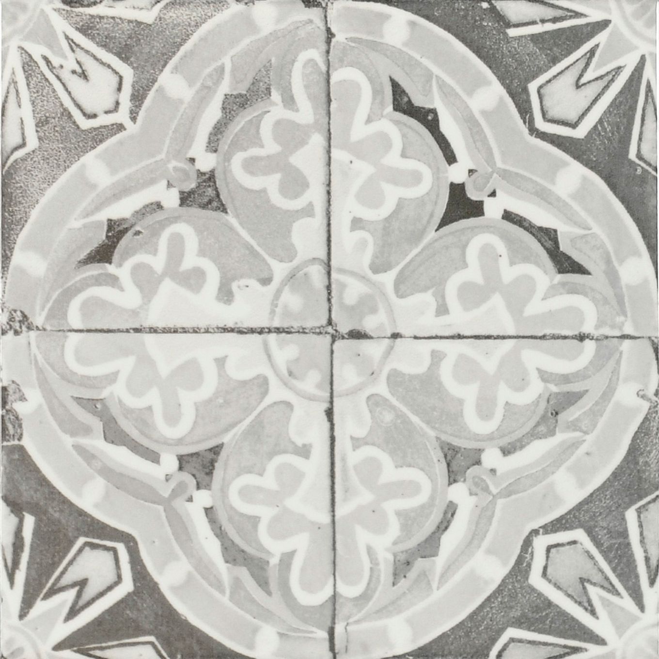 Aramean Matt Grey Porcelain Tile 200x200mm