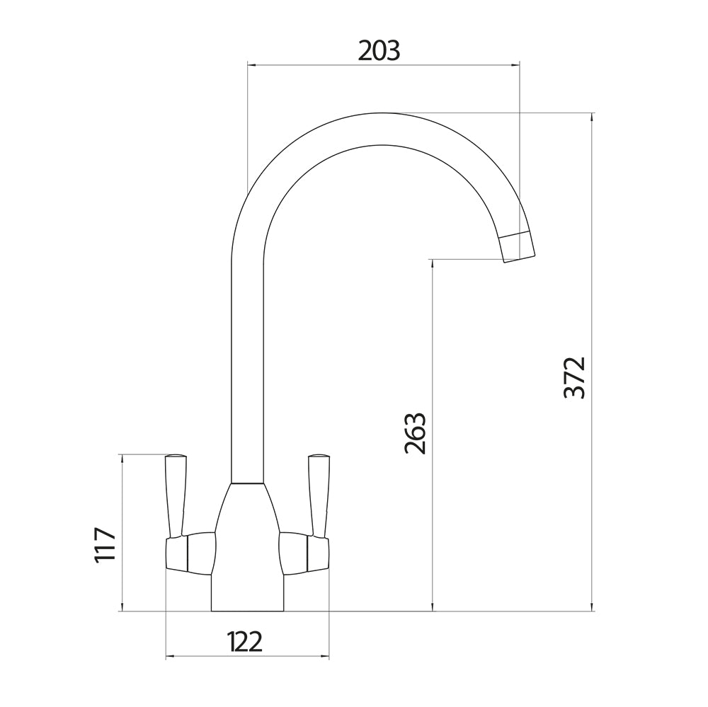 Marlo Kitchen Tap – Brushed Nickel
