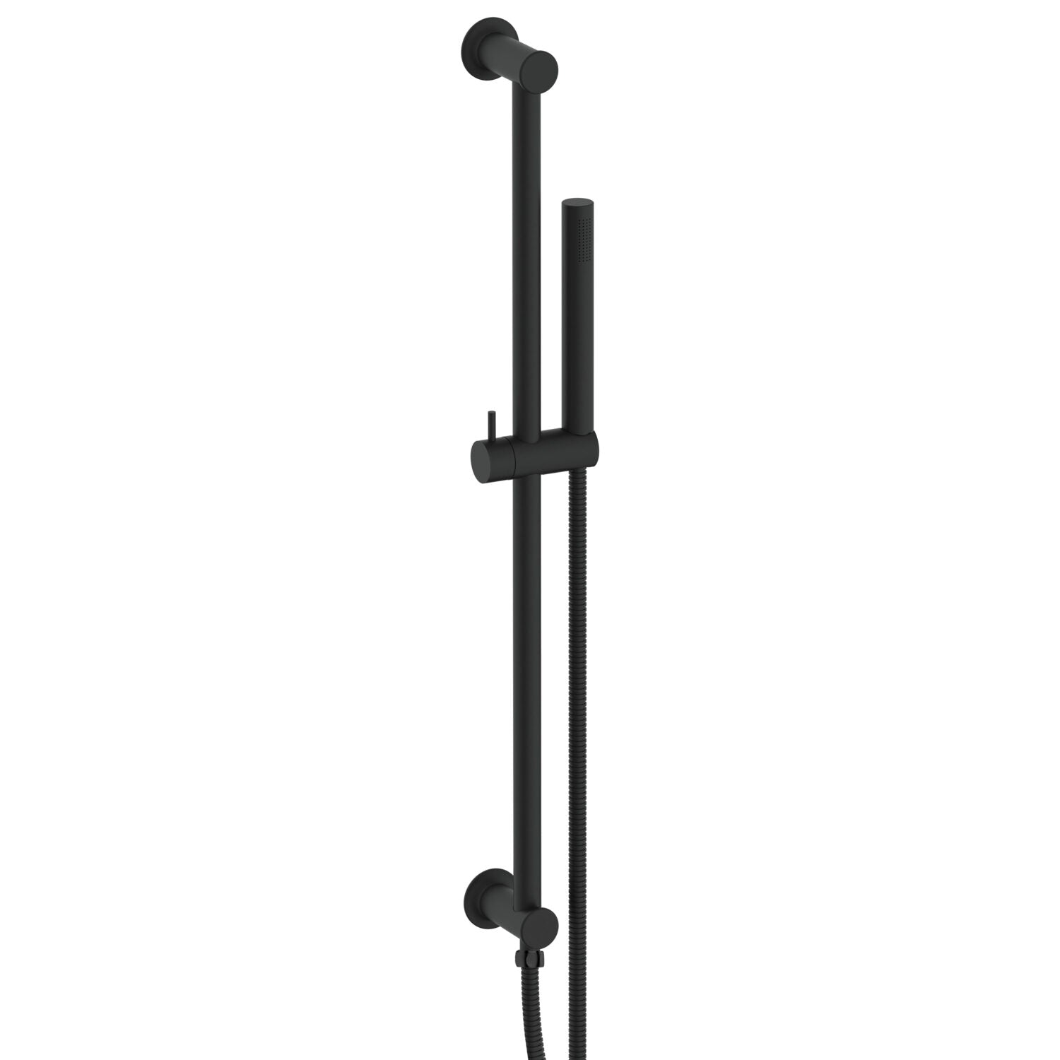 Riser Rail & Handset Including Hose Matte Black