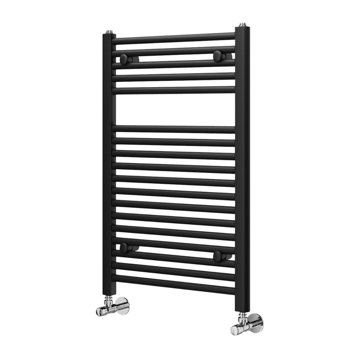 Neptune Matt Black Heated Towel Rail 770x500mm