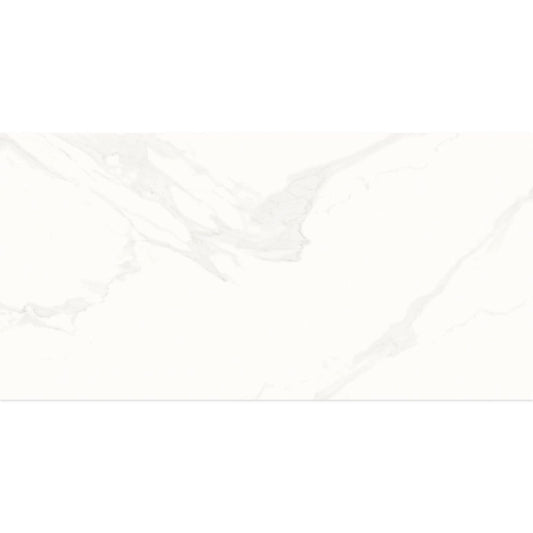 Miramar White Polished Porcelain Tile 300x600mm