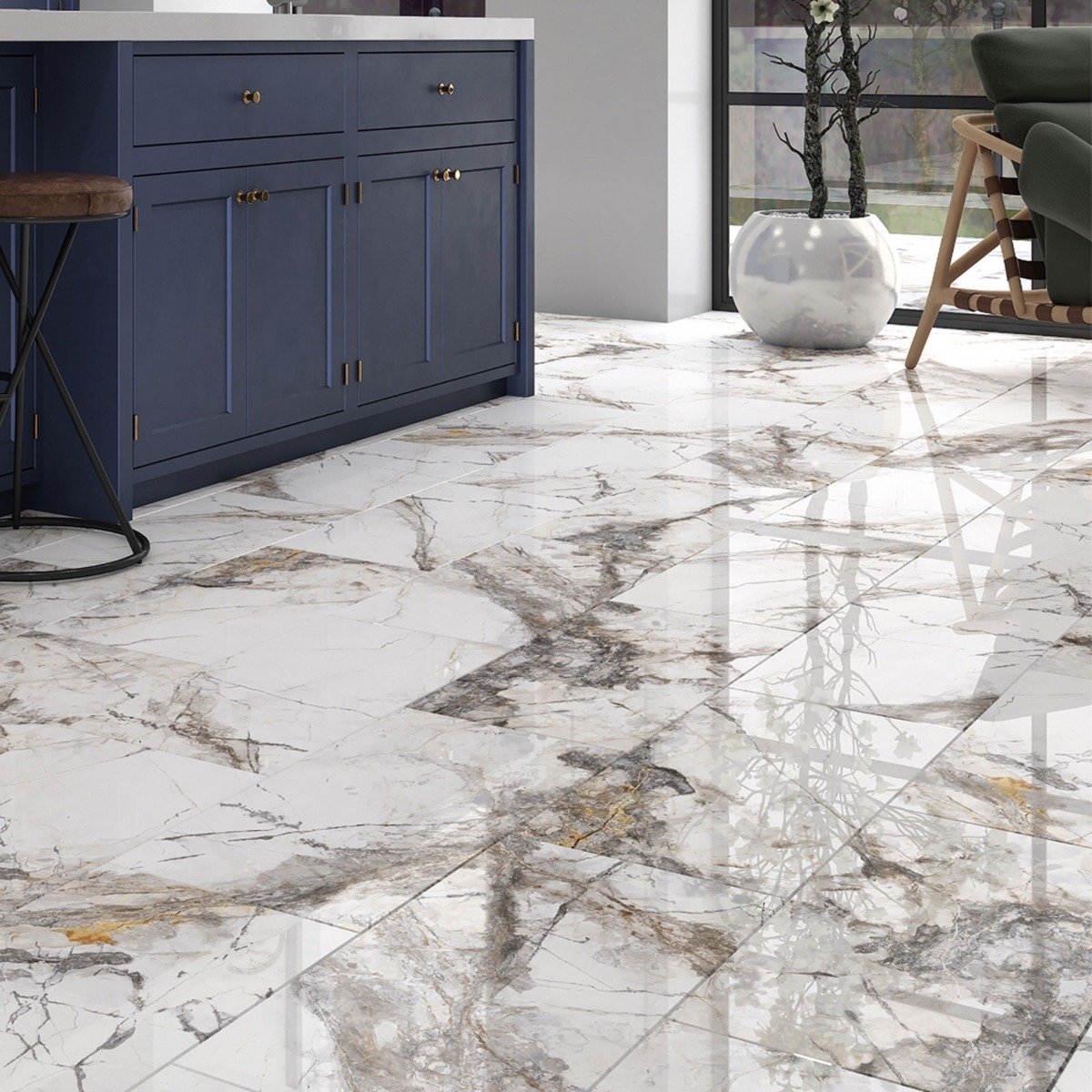 Fabulosa™ Marble Gloss Porcelain Tile 300x600mm