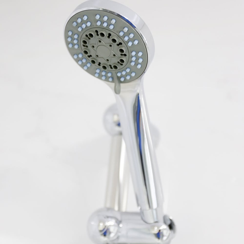 Abode Chrome Thermostatic Bar Valve Shower with Slide Rail Kit