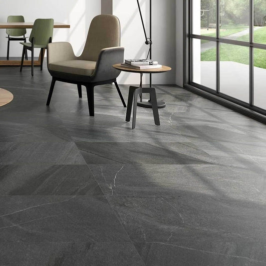 Cave Mica Stone Effect Indoor Porcelain Tile 600x600mm