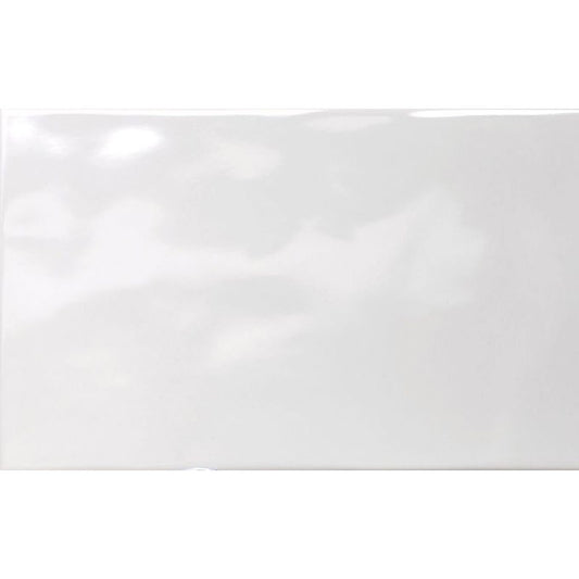 Blanco Bumpy White Glossy Ceramic Wall Tile 250x400mm