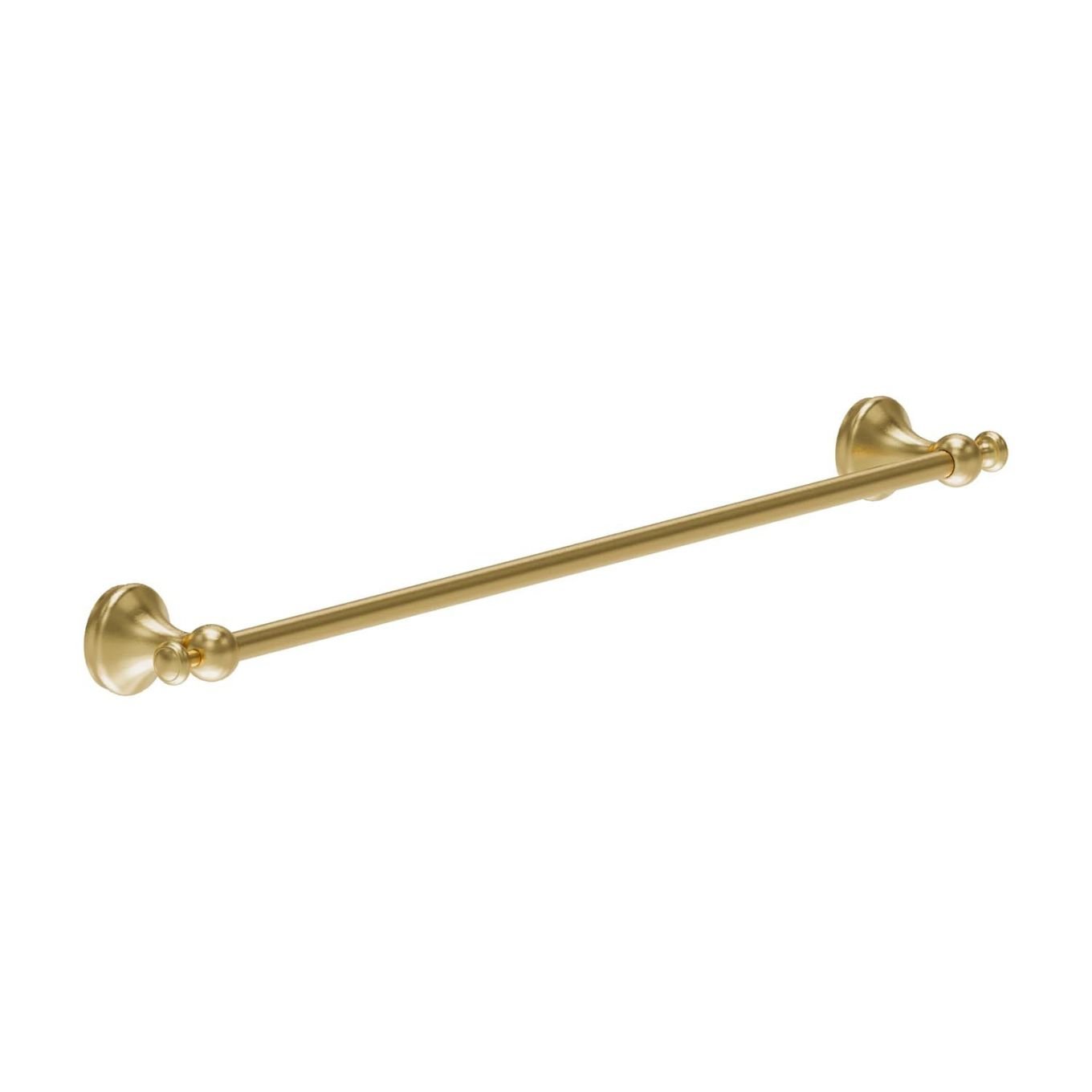 Warwick Brushed Gold Traditional Single Towel Rail