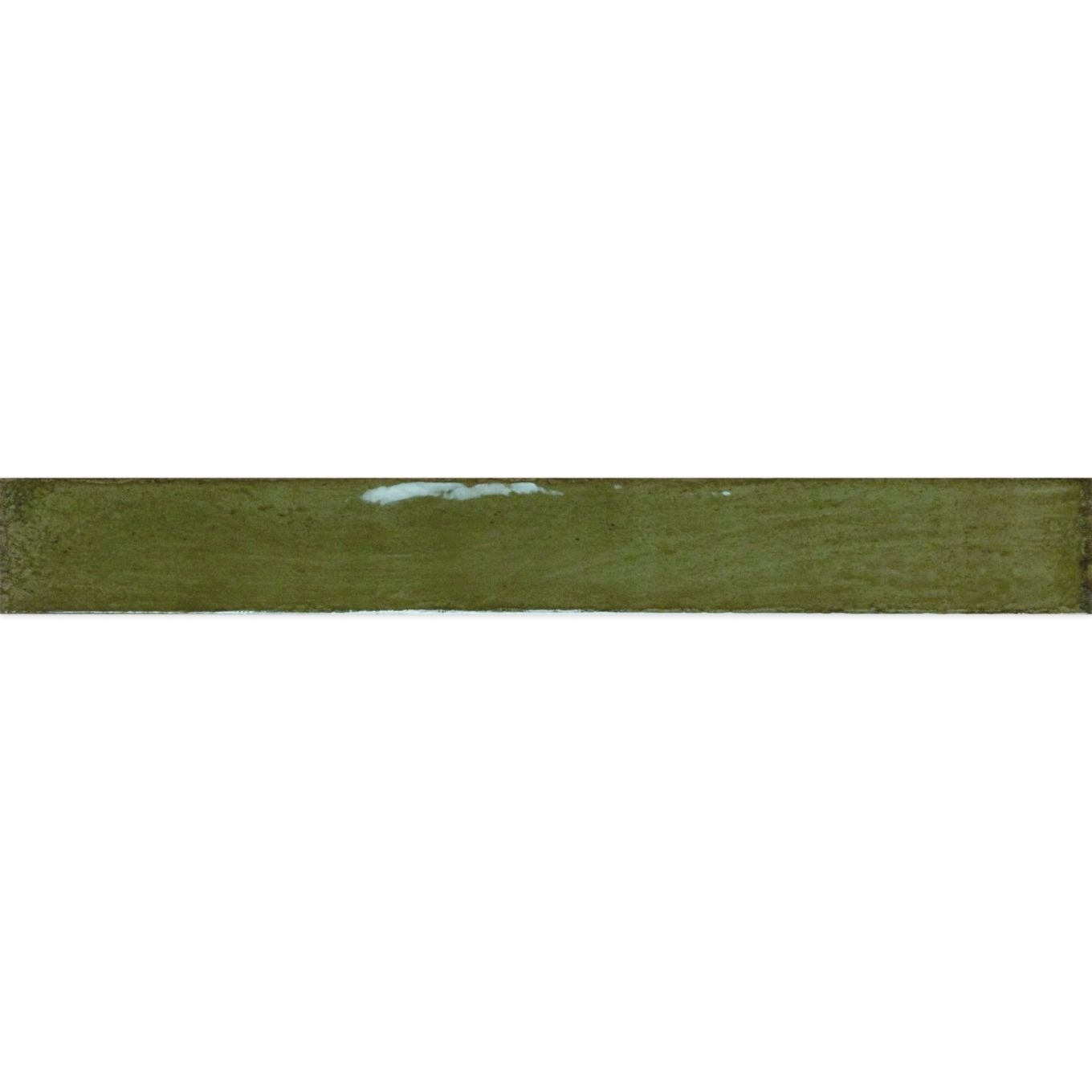 Capri Green Gloss Ceramic Brick Tile 400x50mm